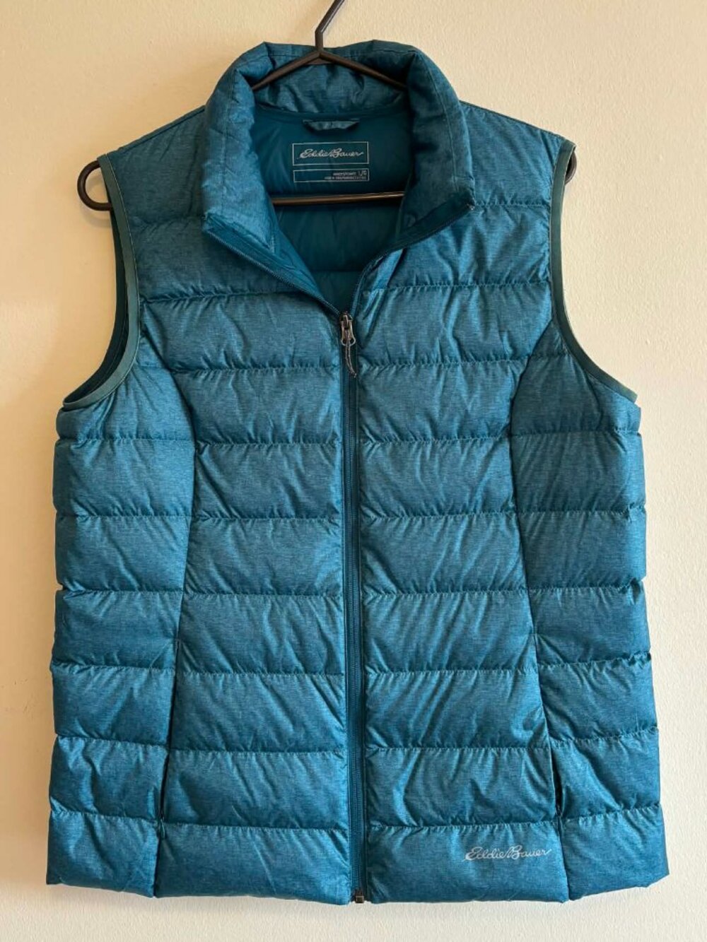 Eddie Bauer Down-Filled Puffer Vest EB650 Women's L Lightweight Outdoor